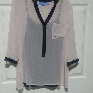 Simply Vera Vera Wang 2 pc blouse with Camisol